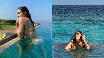 Sara Ali Khan Turns Up The Heat As She Slays In Alluring Bikini Photos