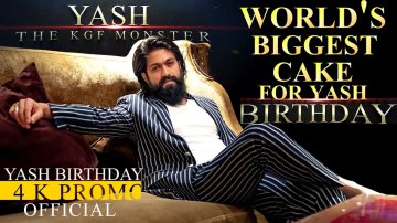 A Fan Surprisingly Supports 5,000 Kg Cake On Rocking Star Yash’s Birthday Celebration