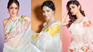 How To Pull Off Hand-Painted Saree Like Bollywood Ladies