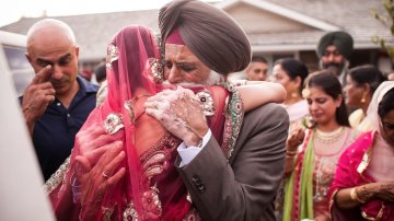 Silent Tears Behind The Smile Of Indian Brides After Their Wedding