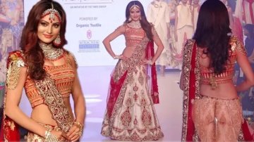 Quintessential Diva! Urvashi Rautela Serves A Hot Bridal Look as She Turns Muse at Fashion Show