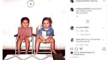 Vicky Kaushal Childhood Pic Leaves Us Big Laugh For His Pink Leopard Tee