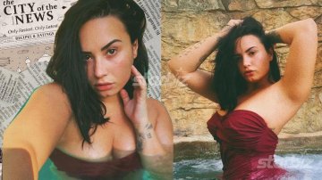 Demi Lovato’s Steamy Pool Selfie Raises Eyebrows As She Looks Hot AF With Naked Shoulder