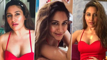 Isqhbaaaz Beauty Surbhi Chandna Looks Hot And Fabulous In Red Bikini