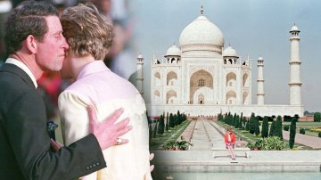 Princess Diana, Prince Charles, The Taj Mahal And The Denied Kiss
