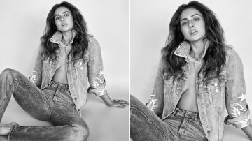 Rakul Preet Singh Goes Braless as She Strikes Sensuous Pose on Denim