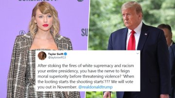 Taylor Swift Attracts Most 'Likes' To Her Tweet Over Donald Trump's Statement Against Minnesota Protestors