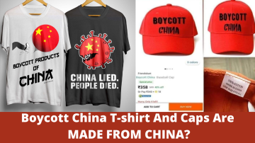 China Makes "Boycott China" T-Shirts And Caps To Sell In India