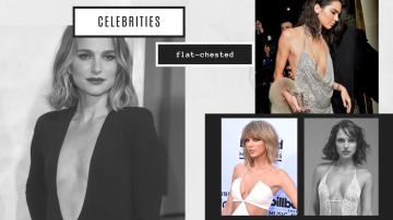 Hollywood Celebrities Flat-Chested: When Small Breasts Is Sexy AF