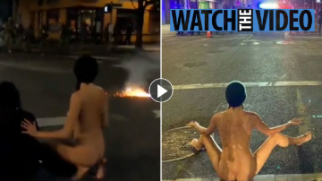 Nude Protester Dubbed 'Naked Athena' Defies Police With A Stripped Display