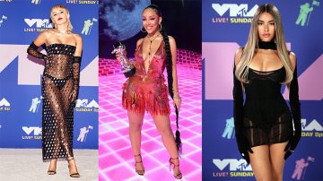 2020 MTV VMAs Show – Miley Cyrus Wears See-Through Gown, Lady Gaga Puts An “Aquarium” On Her Head