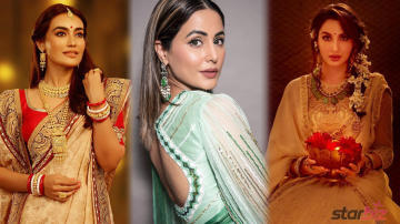 Surbhi Jyoti, Nora Fatehi And Other Bollywood Actresses Celebrate Dhanteras & Diwali In Stylish Traditional Dresses