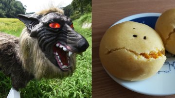 Japanese Creativity: Use Monster Robots To Deter Bears, And Two Sesame Seeds To Fix Defective Cakes