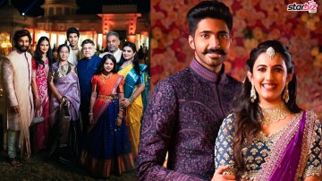 Photos Of South Indian Stars Having Fun On Niharika Konidela Marriage Date