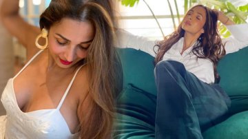 Malaika Arora Dropped Her Sunday PJs And Goes Full-On Glam In White And Gold