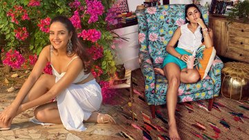 Let Jasmin Bhasin, Sunny Leone & Sara Ali Khan Brighten Up Your Day With Their Tropical Looks