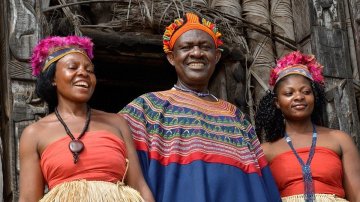 Bafut King In Cameroon Has 100 Wives, 500 Children And Live In A Unique Palace That No Modern King Has