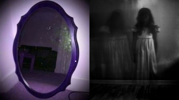Spine-chilling Moment When A Man Meets A Child Spirit Inside His Antique Mirror