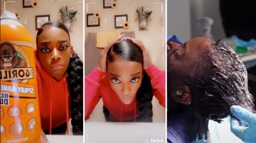 Stiff Where? Woman Got Hair Stuck To Head After Using Super Glue Instead Of Hair Spray