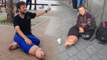Notorious Beggar Who Travels The World To Beg For Money Then Spare It On Parties