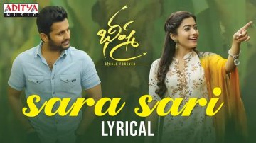 Watch: Nithiin and Rashmika Mandanna's hit Telugu song 'Sara Sari' (Lyrical)