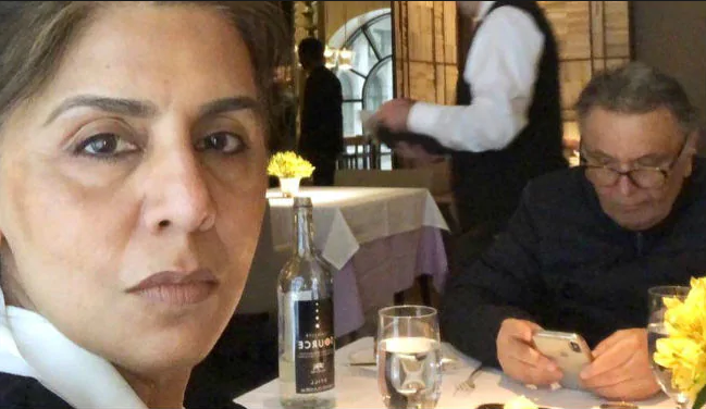 Neetu Kapoor Shared A Lunch Date On Instagram, Rishi's Action Grabs All Attention