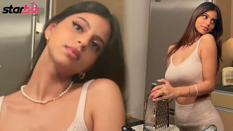 Suhana Khan Was Born To Shine, Looks Hot Even When Grating Cheese