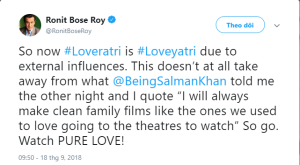 Loveratri Changed Name