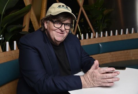 Michael Moore, director of the new documentary film 