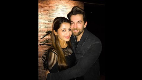 Neil Nitin Mukesh with wife Rukmini. Image via Instagram