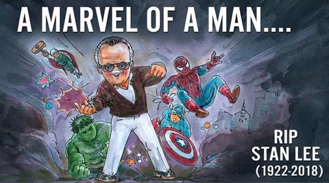 stan lee, amul, stan lee dead, amul cartoon stan lee, latest amul cartoon, amul stan lee tribute, marvel comic, stand lee cartoons, indian express, viral news