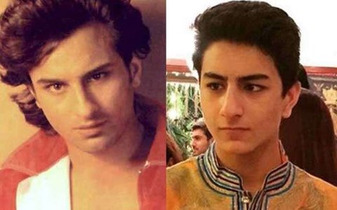 Saif Ali Khan And Ibrahim Ali Khan