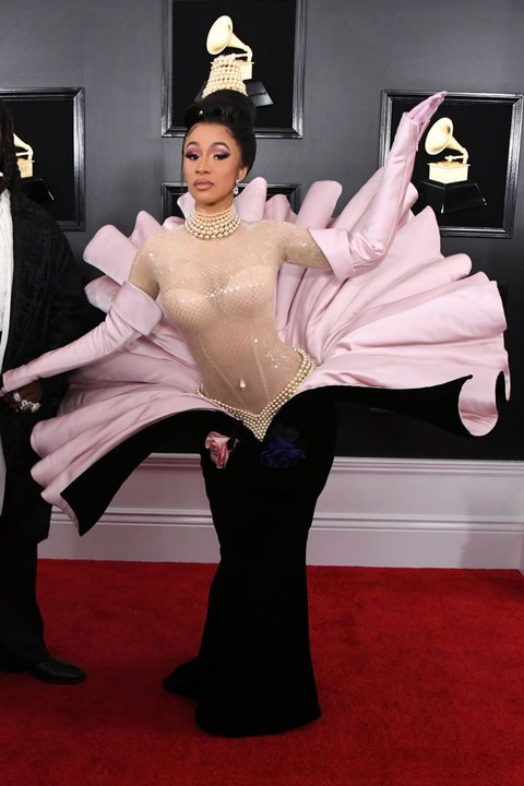 Cardi B Attends The 61st Annual Grammy Awards At S