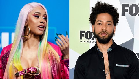 Cardi B and Jussie Smollett