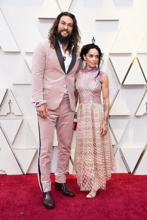 Jason Momoa And Lisa Bonet Attend The 91st Annual