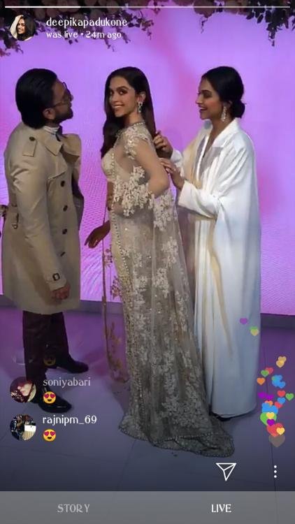 Deepika Padukone is LIVE through her personal Instagram handle, then you could see how her husband is completely smitten by that wax statue
