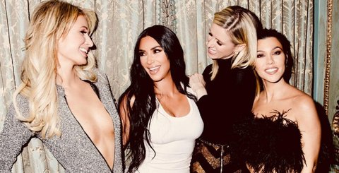 Paris Hilton Kim Kardashian Nicky Hilton Kourtney