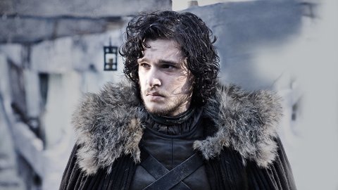 Jon Snow keeps the original hair style as in Game Of Thrones.