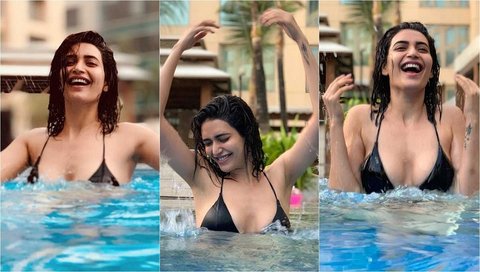 Mouni Roy Erica Fernandes Aditi Bhatia In Swimsuit