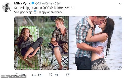 Miley Cyrus Twitter