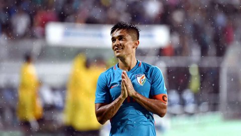 Ace footballer Sunil Chhetri 