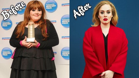 adele before and after losing weight