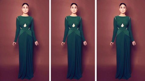 Kareena Kapoor Khan In A Green Gown