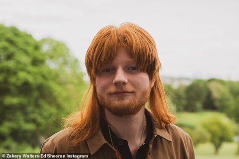 Ed Sheeran Turns His Signature Red Hair To The Style Of 80s For His New  Album 