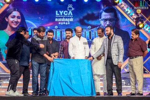 Rajinikanth Mohanlal Shankar Suriya At The Kaappaa