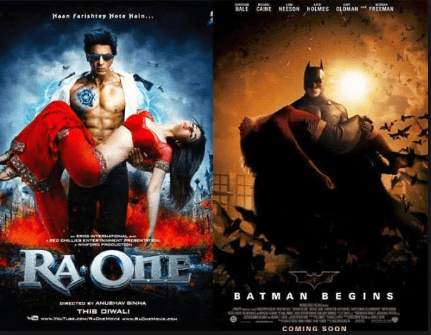 5 Bollywood film posters of plagiarism