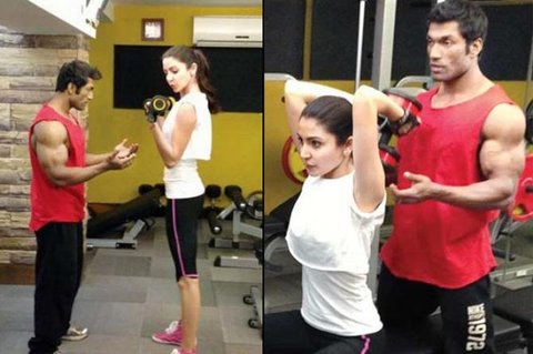 anushka sharma workout regime