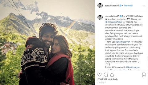 Raveer Singh dropped a comment on Sara Ali Khan's post