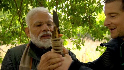 857362 Modi Bear Grylls Gallery 1