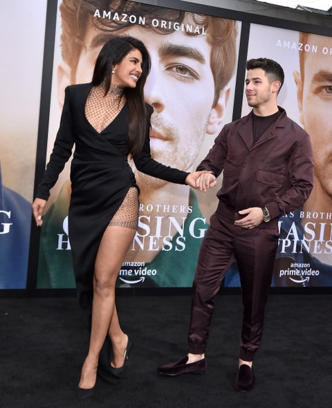 Priyanka Chopra And Nick Jonas Attend The Premiere